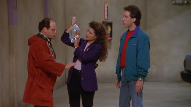 Transcoding quality example: Seinfeld at -crf 30, -preset 8